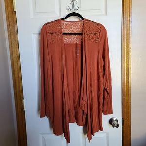 Torrid Size 2 super soft lace cardigan